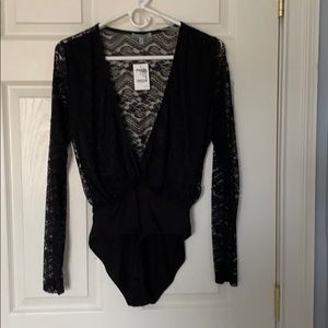 Black Lace Bodysuit